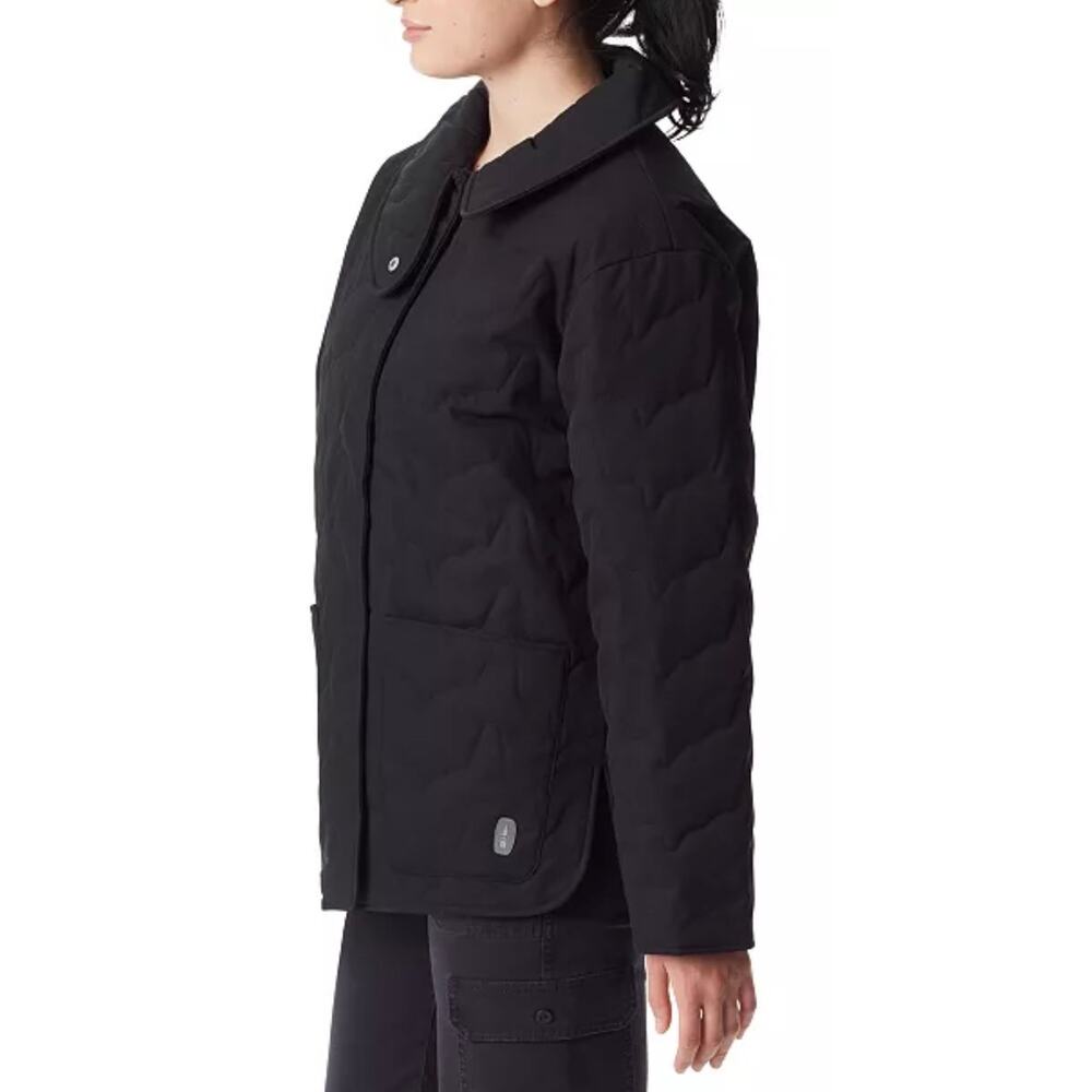 BASS OUTDOOR Women's Quilted Long-Sleeve Jacket BLACK NWT SIZE M - Picture 4 of 11